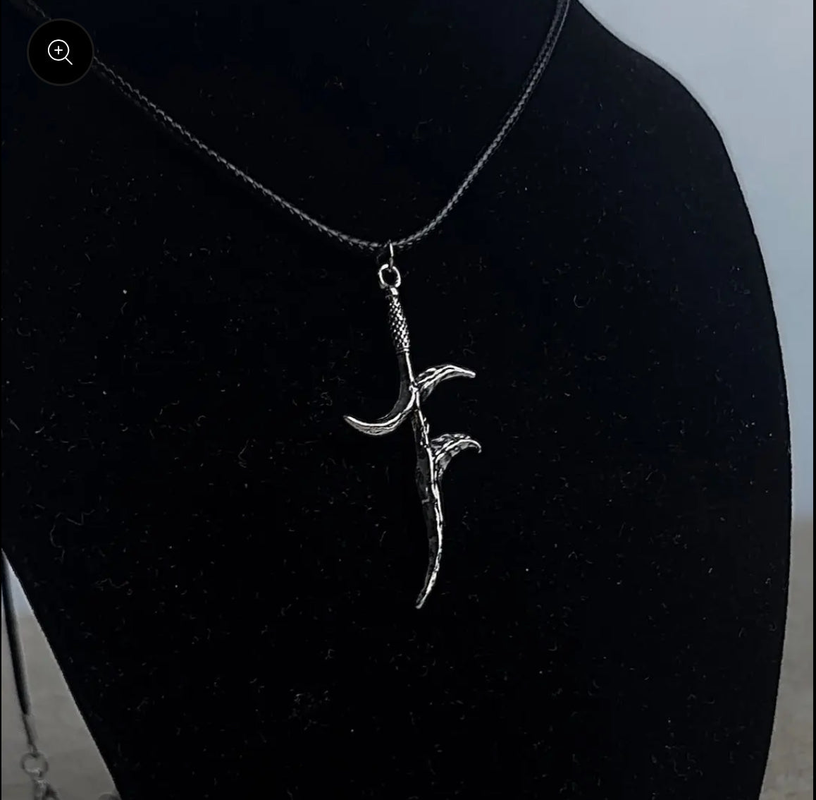 Black Knife Pendant